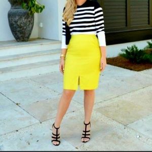 Ann Taylor Loft knee mid-length straight skirt spring summer style